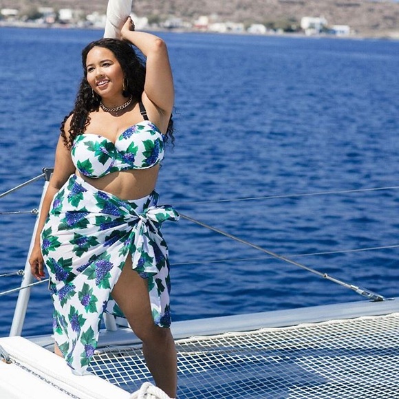 NWT GABI FRESH SWIMSUITS FOR ALL Grape Bottoms 18 - Picture 3 of 4